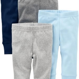 Calças Pacote com 4 calças neutras Simple Joys by Carter’sUnisex Bebê