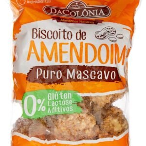 DaColônia Bisc. De Amendoim Com Açúcar Mascavo – Sem Lactose/Gluten