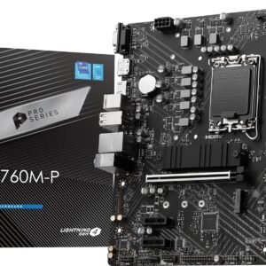 Placa Mãe Msi Pro B760m-p, DDR4, Chipset B760, Intel, LGA 1700, ATX, HDMI, Displayport, VGA, M.2