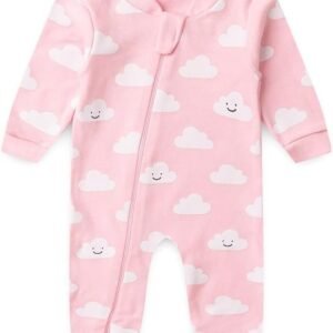 Macacão Bebê sem Pé com Zíper Suedine Estampado (RN/P/M/G/1)