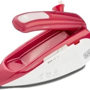 BLACK+DECKER Ferro de Passar Roupa à Vapor Portátil, Com Base Antiaderente, Alça Dobrável e Bolsa de Transporte, Modelo FXVG1, Bivolt