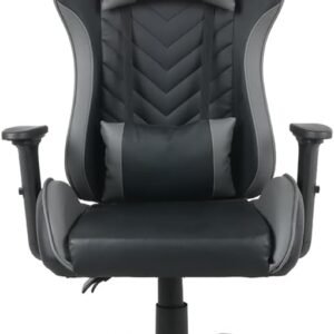 Cadeira Gamer Elite Pro Dazz – Couro PU/Courino, Pistão Classe 4, Suporta até 140 kg, Braços 1D, Reclinável 130°, Almofadas Lombar e Pescoço, Base Nylon 50 mm