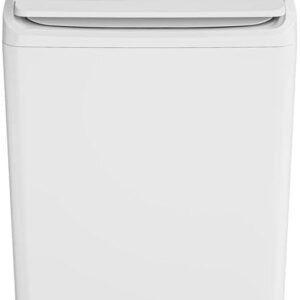 Panasonic NA-F190G1 Máquina de Lavar Top Load, Branco, Classe A, 115x64x72cm, 19Kg, Sistema Ciclone sem Agitador, Painel Digital, Ciclo Pet, Aço Inox