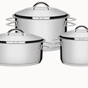 Jogo de Panelas com Fundo Triplo, Tramontina, Solar 65510740, Inox