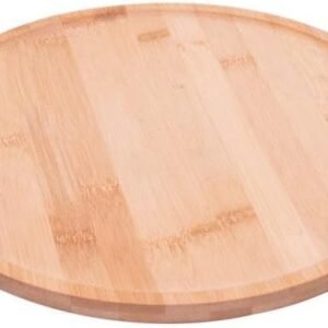 LYOR – Tábua Giratória Redonda de Bambu 30cm x 30cm x 2.5cm