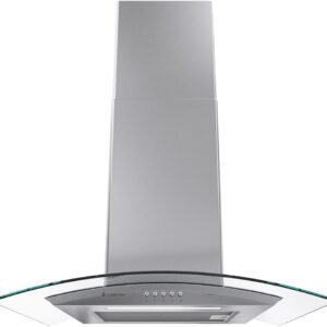 Coifa de Parede Cadence Inspire 60cm Vidro Curvo CFA365, 110V