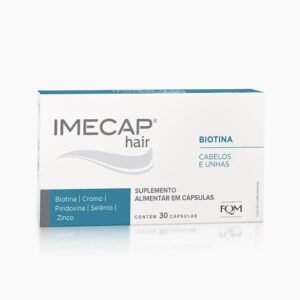 Imecap Hair 30 Cápsulas – Vitaminas para Cabelos e Unhas com Biotina