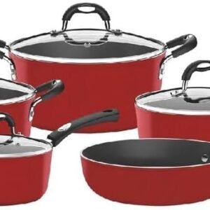 Jogo de Panelas Mônaco Vermelha Tramontina