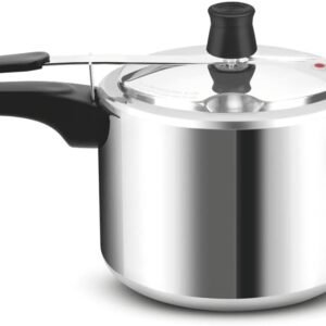 Panela de Pressão Rochedo Turbo Polida com Fechamento Interno e 4,5L de capacidade