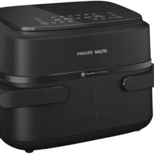 Fritadeira Airfryer Série 1000 Duplo Cesto 7,1L Philips Walita, 1850W, 2 anos de garantia, 110v – NA150/00