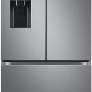 Geladeira Samsung RF49A Inverter Frost Free 3 Portas com Dispenser de Água 470L Inox Look 220V