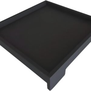 Bandeja para Braço de Sofá, Café da Manhã, Decoração, Centro de Mesa, Organização, Multiuso – MDF Preto