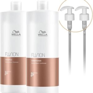 Kit Wella Professionals Fusion Shampoo Condicionador e Válvula (4 produtos)