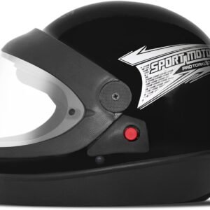 CAPACETE FECHADO PRO TORK SPORT MOTO LIGHT PRETO TAM. 58