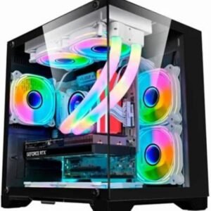 PC GAMER INTEL I7 3770 SSD 1TB 2X 8GB DDR3 GABINETE AQUARIO FONTE 500W 80 PLUS RX 580 8GB C/WIFI