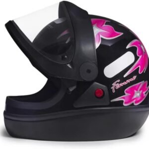 Capacete San Marino Femme Preto Automatico Original