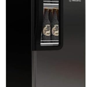 Cervejeira Vertical Metalfrio Beer Maxx 300 Porta Glass Viewer 287L Aço Inox VN28TP 220V