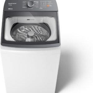 Máquina de Lavar Brastemp Cesto do Inox 14kg Branca com Smart Sensor Branca 127v