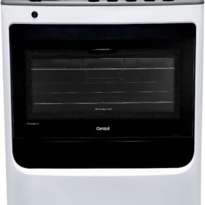 Fogão de Piso Consul 5 Bocas Branco com Acendimento Automático e Botões Removíveis – CFS5NAB BIVOLT