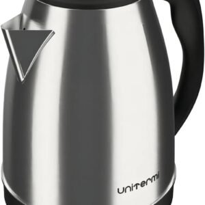 Chaleira Elétrica, 1,8L, Aço Inoxidável, Prateado, 1200W, Base Giratória 360°, Desligamento Automático, 127V