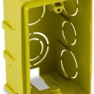 Force Line – Caixa de luz, 4X2 RETANGULAR, Amarela