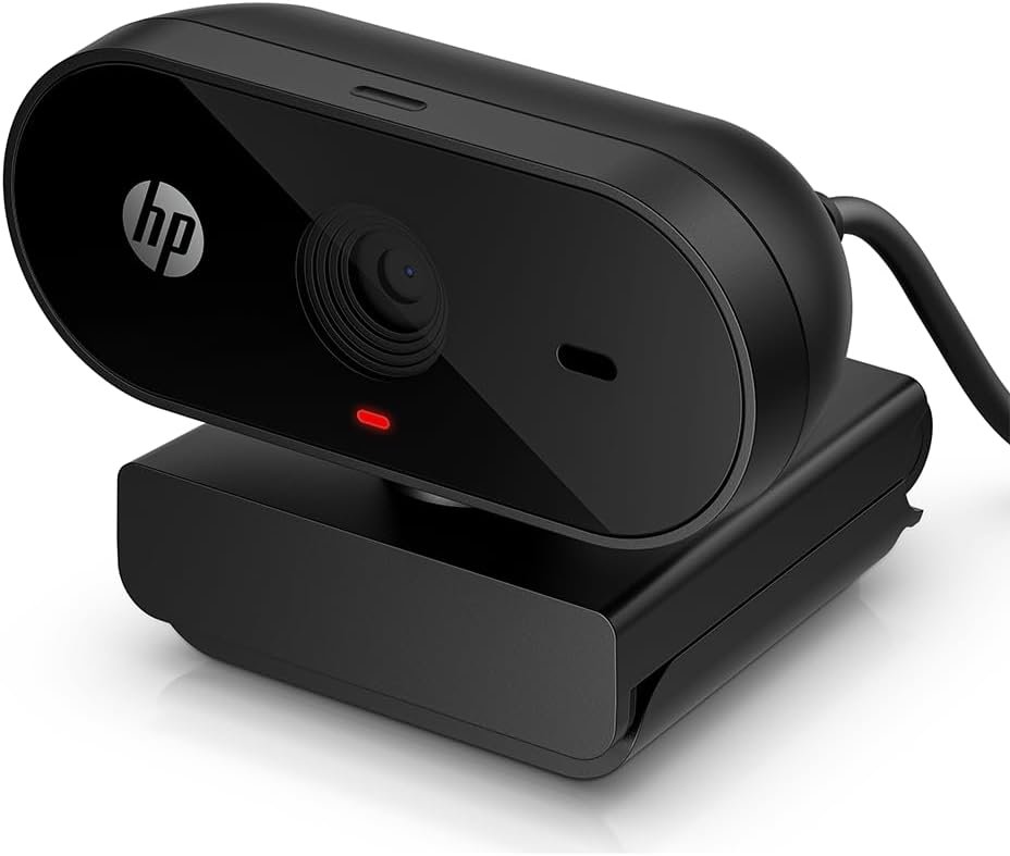 Webcam 1080p HP 320 - com Ajuste Automático de Luz, Conexão USB Plug and Play, Ângulo Largo de 66 Graus, Imagem Full HD com Microfone Integrado e Rotação 360 (53X26AA#ABL) - Imagem 2