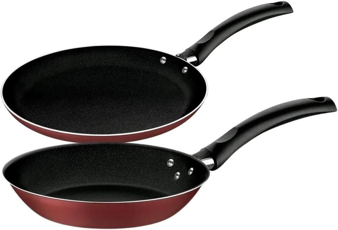 Jogo de Panelas Tramontina Turim em Alumínio com Revestimento Interno e Externo em Antiaderente Starflon Max Vermelho 11 Peças - Imagem 5