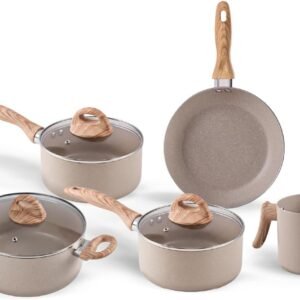 Brinox – Jogo de Panelas 5 peças Smart Plus Indução – Areia