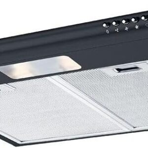 Depurador e Exaustor de Parede Eos 60cm Cheff Gourmet Slim Preto Eco60dp 110v