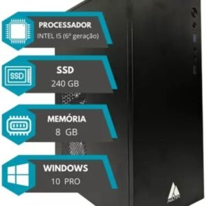 Computador Multipc I5 6ª Geração 8gb Ram Ssd 240gb Win10 Pro