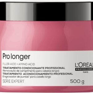 L’Oréal Professionnel Máscara de Tratamento Pro Longer, Reduz a Quebra e Aparência de Pontas Duplas, Adiciona Suavidade e Brilho, Para cabelos finos e com afinamento, 500g