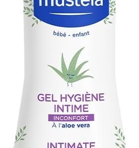 Mustela Gel Higiene Áreas Delicadas 200ml – Sabonete líquido área íntima dos Bebês e Crianças – com 97% de ingredientes de origem natural e pH fisiológico – Mustela Bebê e Criança