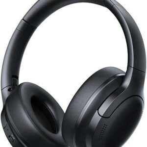 Fones de Ouvido Baseus Bass BH1 Lite com ENC, SuperBass 2.0, Áudio Hi-Res LDAC, 80h de Tempo de Reprodução, Design Dobrável e Confortável, Bluetooth 6.0 Preto