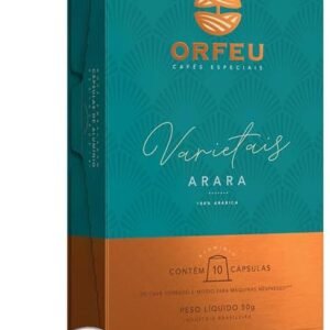 Cápsulas de Café Arara Orfeu, Compatíveis com Nespresso, Contem 10 cápsulas