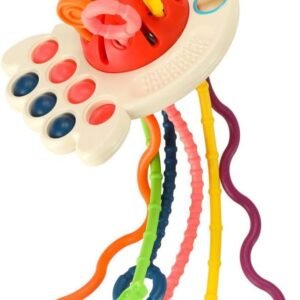 Kit Mordedor Bebe Brinquedo Montessoriano de 0 a 12 Meses Desenvolvimento Motor e Coordenação – Silicone