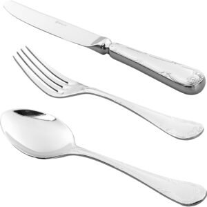 WOLFF – Faqueiro de Aço Inox Royal 101 Peças Com Estojo – Jogos de Talheres – Mesa Posta – Utensílios de Cozinha, Enxoval, Casamento, Decoração. WOLFF – Faqueiro de Aço Inox Royal 101 Peças Com Estojo – Jogos de Talheres – Mesa Posta – Utensílios de Cozinha, Enxoval, Casamento, Decoração.