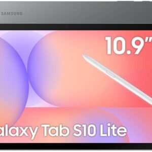 Samsung Tablet Galaxy Tab S10 Lite 5G, 256GB, 8GB RAM, Tela 10.9″, S Pen e Capa Smartbook Cover Inclusas