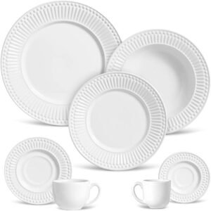 Porto Brasil Aparelho de Jantar 42 Peças Roma Branco
