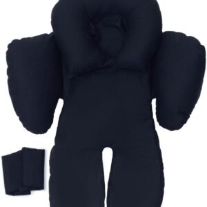 Almofada Redutor de Bebê Conforto em Cores Lisas (Preto)