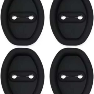 Amortecedor de porta de carro, 16 peças, atualizado, capa de proteção de trava de porta de carro, trava de silicone, almofada de amortecimento mudo de porta de veículo