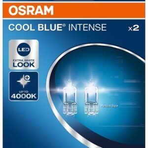 OSRAM COOL BLUE INTENSE W5W, até 4.000K, lâmpada de sinal de halogêneo, blister duplo (2 lâmpadas)
