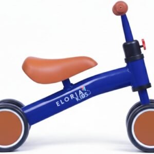 ELORIA Bicicleta de Equilíbrio Infantil, Sem Pedal, Para Crianças 1+ Anos, Azul, Desenvolve Coordenação Motora
