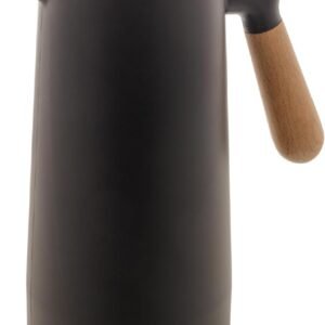 WOLFF – Garrafa Térmica de Plástico com Cabo de Madeira Nórdica 1L Preta – Mesa Posta – Itens Para Casa – Utensílios de Cozinha – Perfeita Para Café e Chá WOLFF – Garrafa Térmica de Plástico com Cabo de Madeira Nórdica 1L Preta – Mesa Posta – Itens Para Casa – Utensílios de Cozinha – Perfeita Para Café e Chá