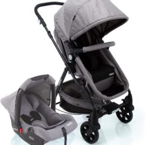Cosco Kids, Travel System Poppy Duo, Cinza Mescla