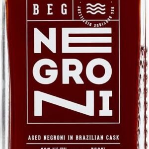 BEG – Aged Negroni 750ml – Envelhecido em Barris de Amburana (Cerejeira) – Pronto para Servir – Notas de Canela e Baunilha – Receita Clássico no Nome, Inédito no Sabor – Mais Aroma e Sabor