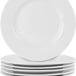 10 Strawberry Street Prato de aperitivo Simply Round de 15 cm, conjunto de 6, branco, 6RD-6ACE-TSS 10 Strawberry Street Prato de aperitivo Simply Round de 15 cm, conjunto de 6, branco, 6RD-6ACE-TSS