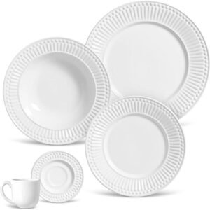 Porto Brasil Aparelho de Jantar 20 Peças Roma Branco
