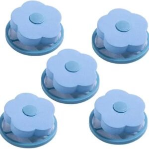 Kit 5 Filtros Flutuantes para Máquina de Lavar Roupas Retém Pelos Fiapos e Sujeiras