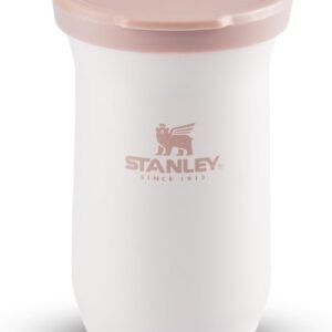 Stanley – Cuia Térmica para Mate, 200ml, Mantém as Bebidas Quentes, Aço Inoxidável, Lavável na Máquina de Lavar Louça, Rose Quartz