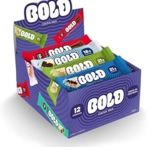 BOLD Snacks Barra de Proteína Caixa Mix – Caixa com 12 Unidades – Zero Adição de Açúcar